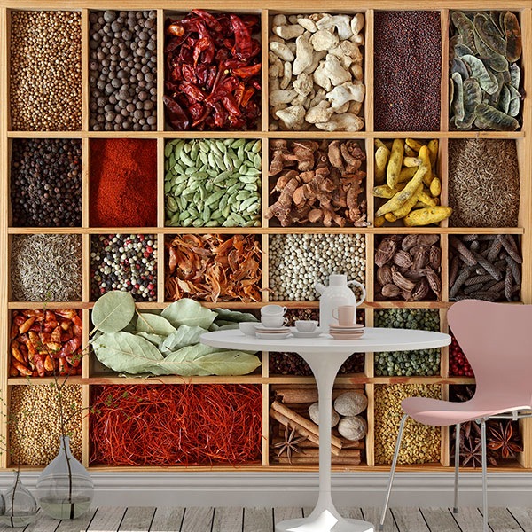 Wall Murals: Collage Spice Collection 0