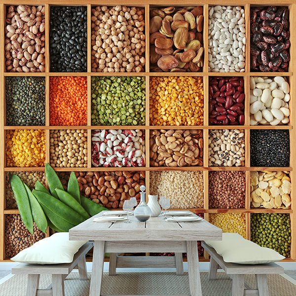 Wall Murals: Collage Legumes