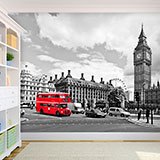 Wall Murals: Bus in Westminster 2