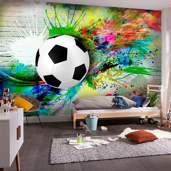 Wall Murals: Classic Soccer Ball
