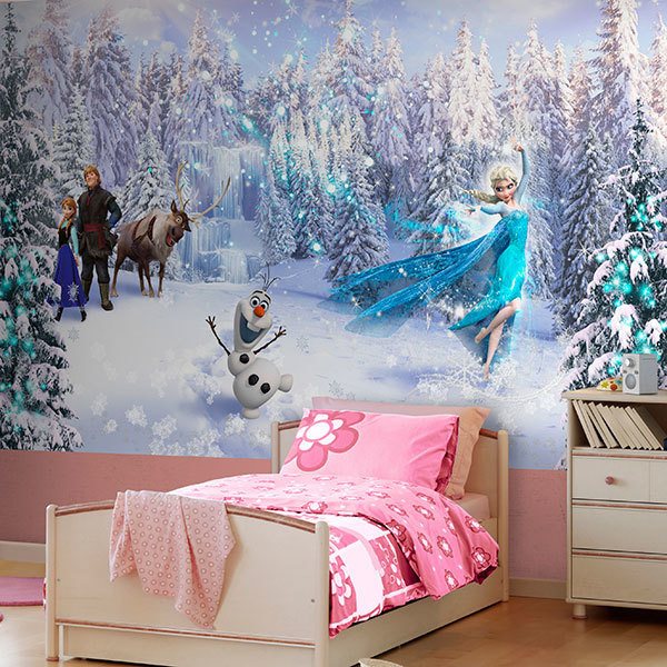 Wall Murals: Frozen and his friends