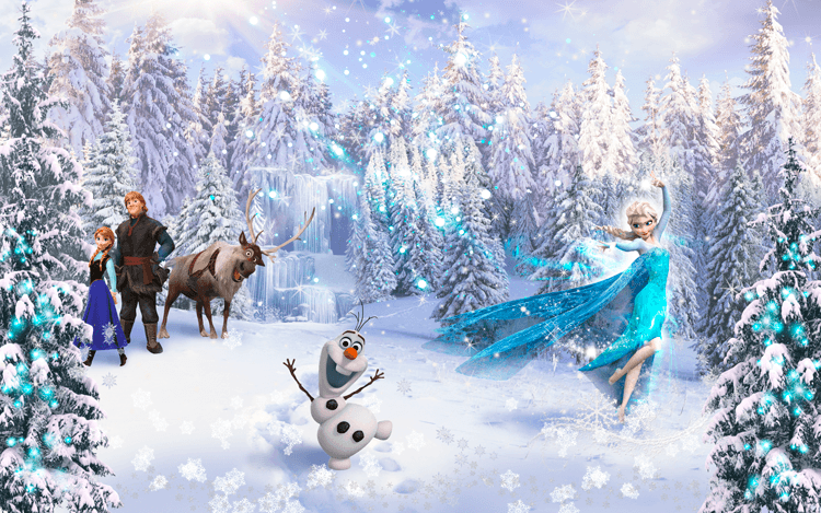 Wall Murals: Frozen and his friends