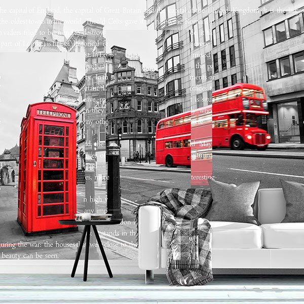 Wall mural Collage London