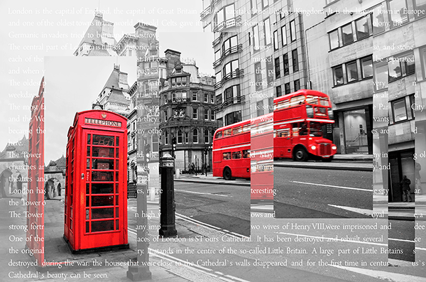 Wall Murals: Collage London