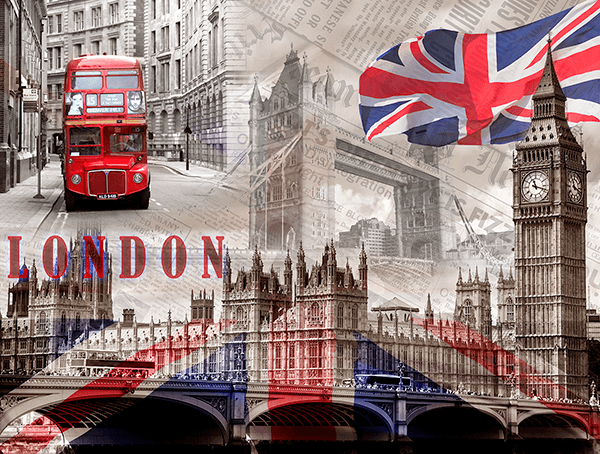 Wall Murals: Collage Westminster Palace