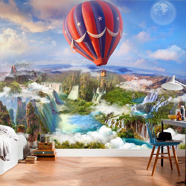 Wall Murals: Flying over paradise 0