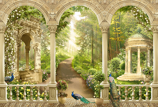 Wall Murals: Lost Royal Temple