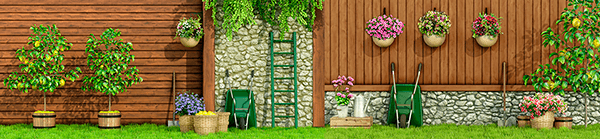 Wall Murals: Gardening Day