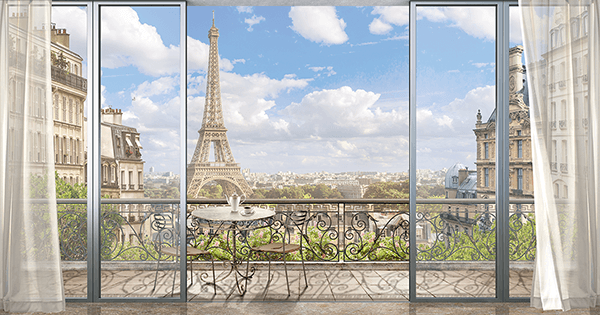 Wall Murals: Balcony in Paris