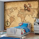 Wall Murals: Flying over the world 2