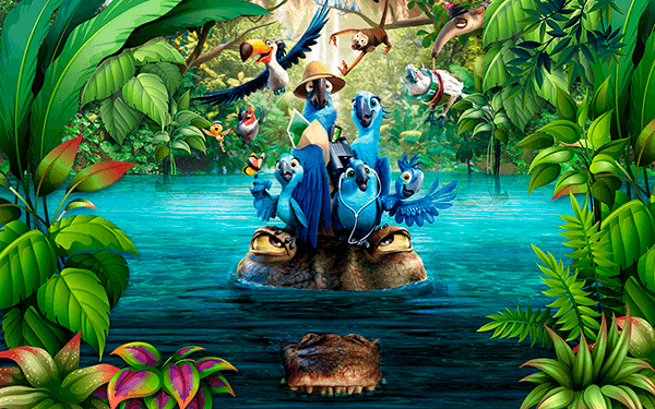 Wall Murals: Macaws of Rio
