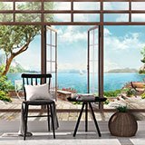 Wall Murals: Viewpoint to the great lake 2