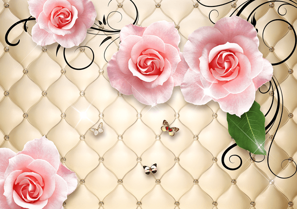 Wall Murals: Rose Queen Elizabeth