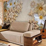 Wall Murals: Floral jewellery 2