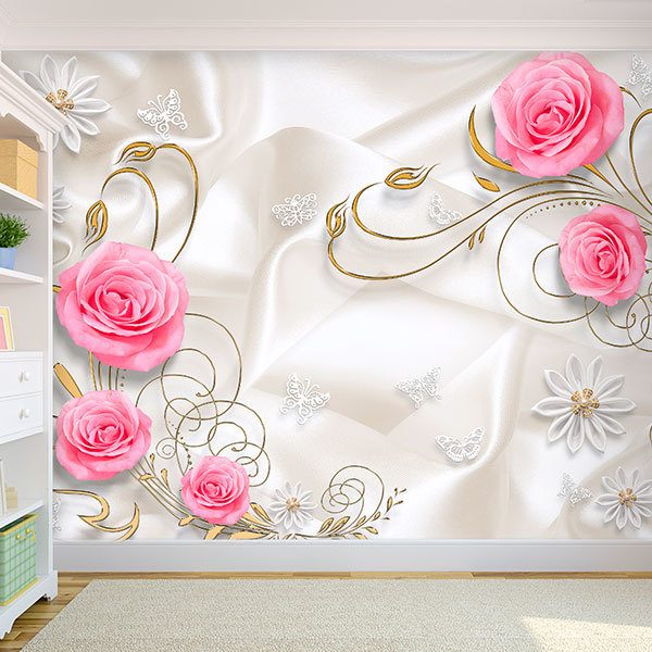 Wall Murals: The bride's roses 0
