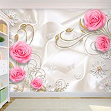 Wall Murals: The bride's roses 2
