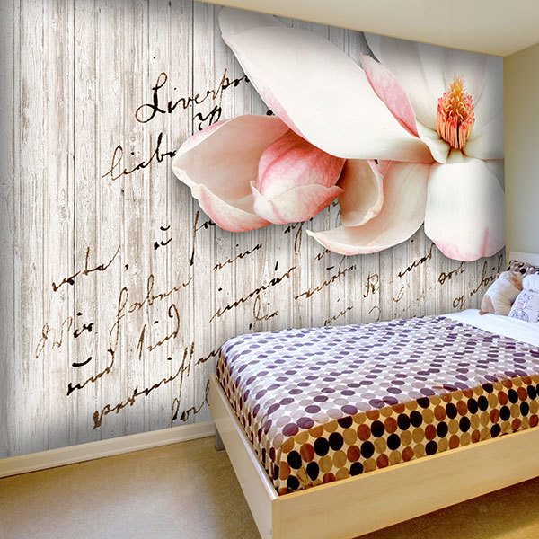 Wall Murals: Poems and flowers 0