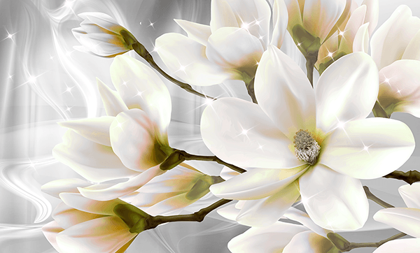 Wall Murals: Beautiful bright bouquet