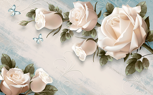 Wall Murals: The Elfe Rose