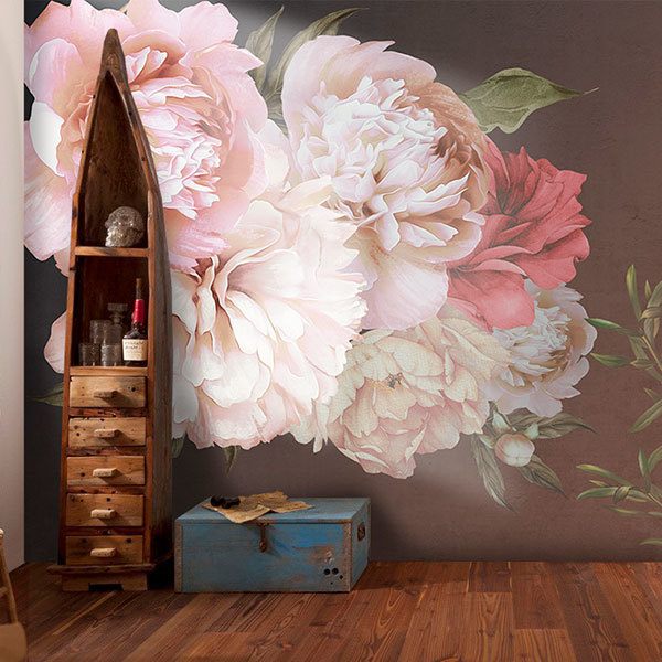 Wall Murals: Rose Flower Power