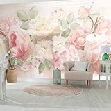 Wall Murals: Floral Cocktail 2