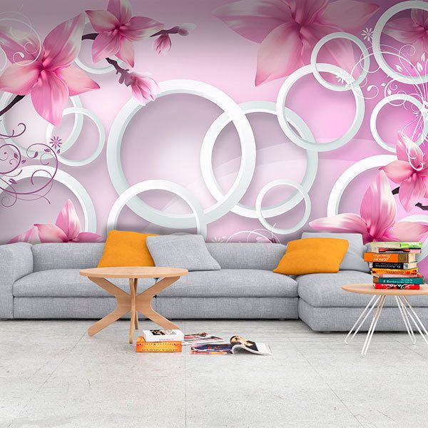 Wall Murals: Stephanotis pink