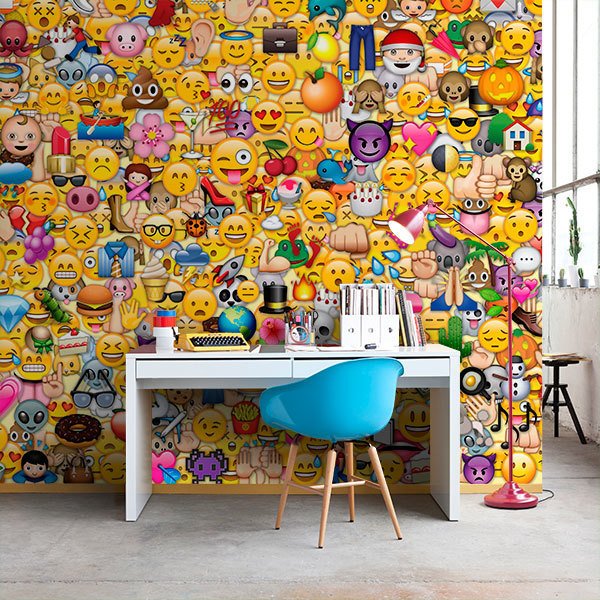 Wall Murals: Collage emoticons 0
