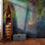 Wall Murals: Multicoloured palms 2