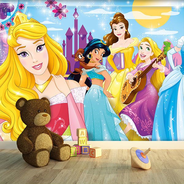 Wall Murals: Disney Princesses together 0