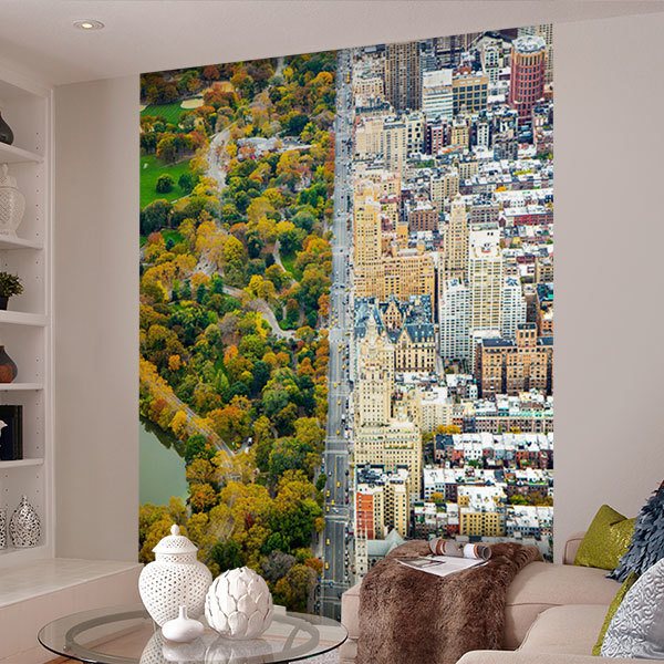 Wall Murals: Park in the city 0