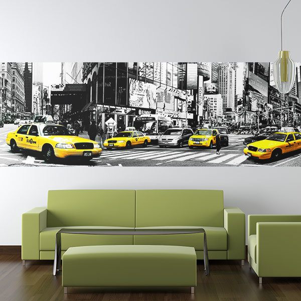 Wall Murals: Taxis in New York