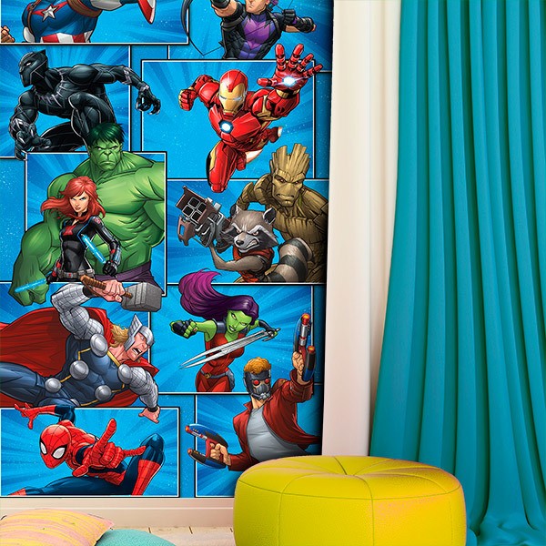 Wall Murals: Avengers Cartoons 0