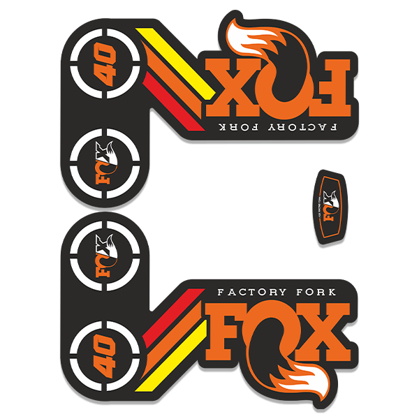 Car & Motorbike Stickers: Fox Factory Fork Fork Kit 40
