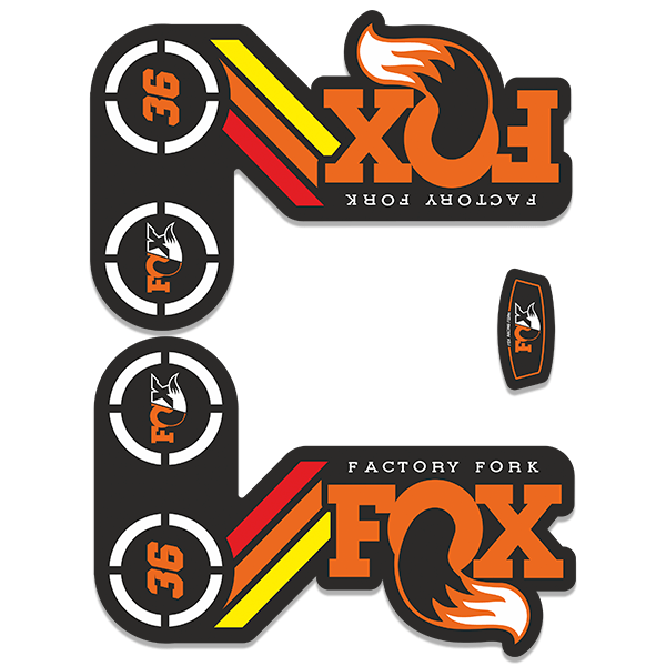 Car & Motorbike Stickers: Fork Fox Factory Fork Kit 36