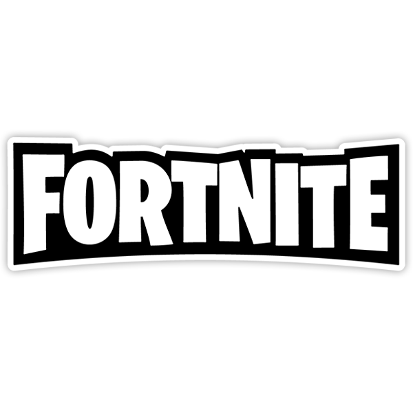 Car & Motorbike Stickers: Fortnite black logo
