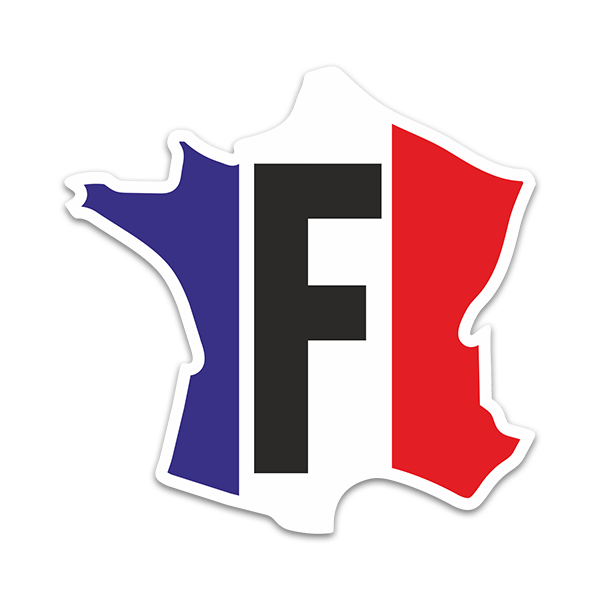 Car & Motorbike Stickers: France silhouette