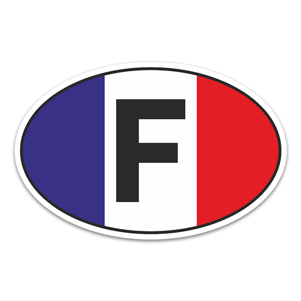 Car & Motorbike Stickers: France