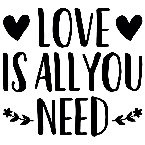 Wall Stickers: Love is all you need