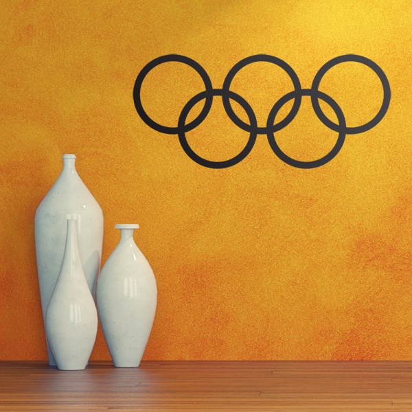 Car & Motorbike Stickers: Olympic rings