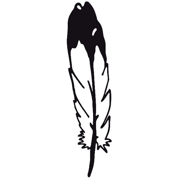 Car & Motorbike Stickers: Indian feather