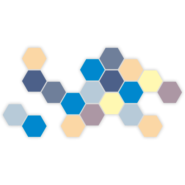 Wall Stickers: Arcadia Geometric kit