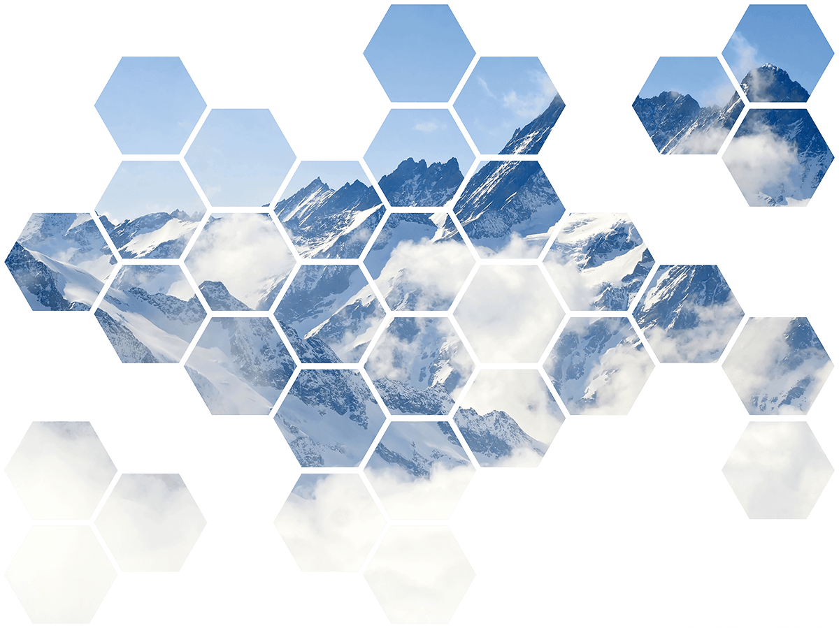 Wall Stickers: Everest Geometric kit