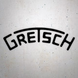 Car & Motorbike Stickers: Guitar Gretsch 3