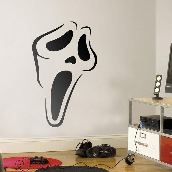 Wall Stickers: Scream Mask