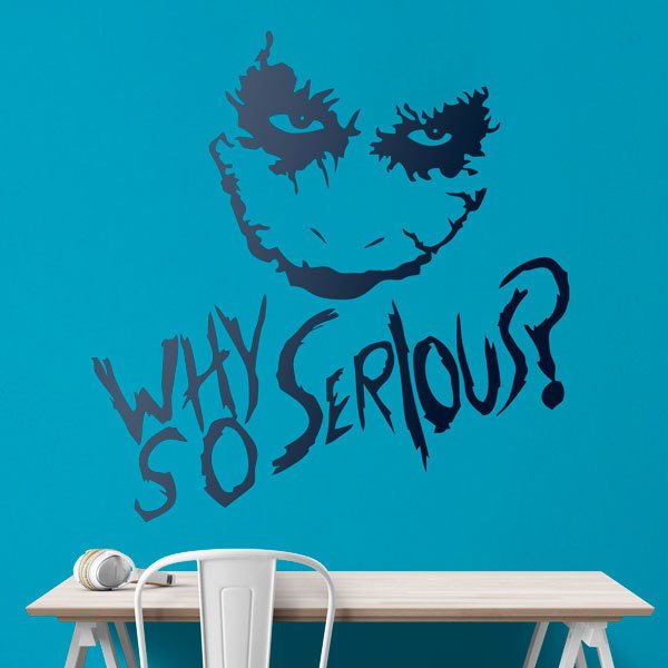 Wall Stickers: Why so serious? (Joker, Batman)