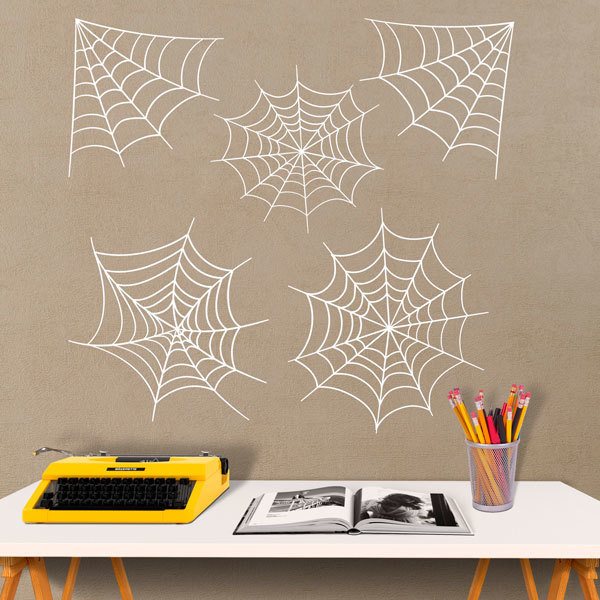 Wall Stickers Vinyl Decal Spider Net Сobweb Web Decor For Living Room z2047