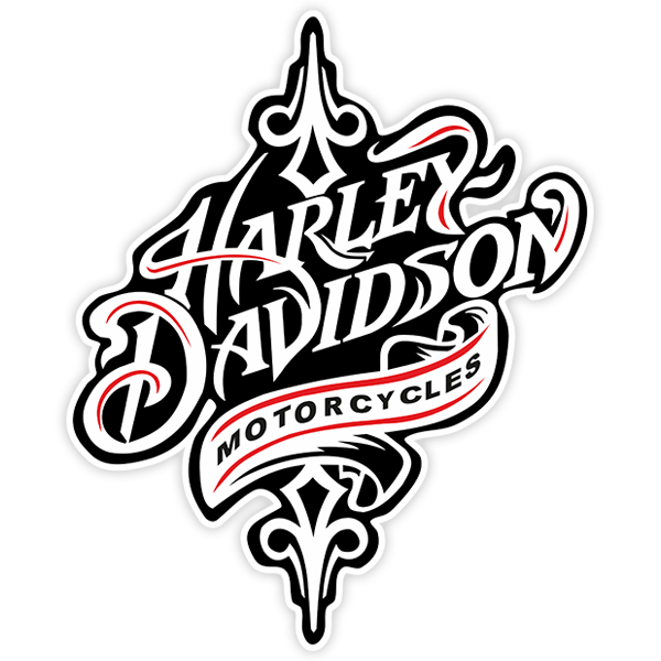Car & Motorbike Stickers: Real Harley Davidson