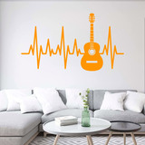 Wall Stickers: Electrocardiogram guitar 2