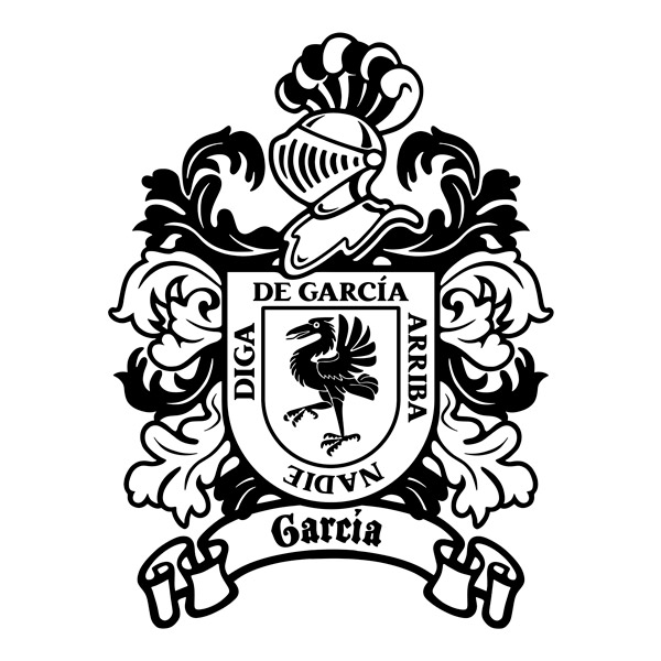 Wall Stickers: Heraldic Coat of Arms García