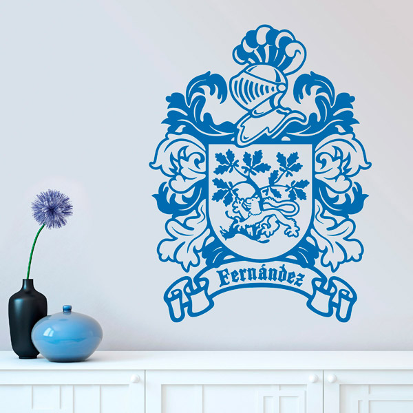 Wall Stickers: Heraldic Coat of Arms Fernández